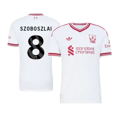 Liverpool SZOBOSZLAI #8 Custom Player Version Away Soccer Jersey 2026/27 - bestsoccerstore