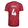Liverpool VIRGIL #4 Custom Player Version Home Soccer Jersey 2026/27 - bestsoccerstore