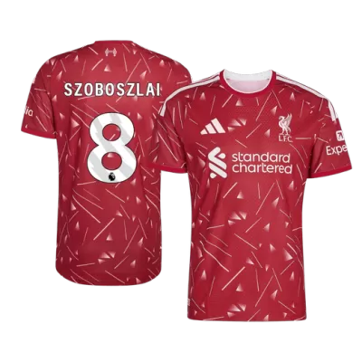 Liverpool SZOBOSZLAI #8 Custom Player Version Home Soccer Jersey 2026/27 - bestsoccerstore