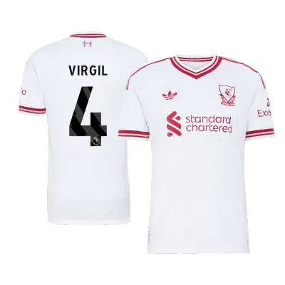 Liverpool VIRGIL #4 Custom Player Version Away Soccer Jersey 2026/27 - bestsoccerstore