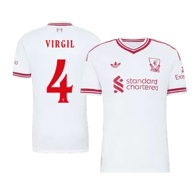 Liverpool VIRGIL #4 Custom Player Version Away Soccer Jersey 2026/27 - UCL - bestsoccerstore
