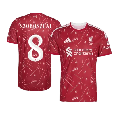 Liverpool SZOBOSZLAI #8 Custom Player Version Home Soccer Jersey 2026/27 - UCL - bestsoccerstore