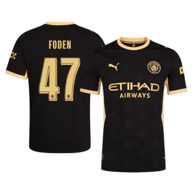 Manchester City FODEN #47 Custom Player Version Away Soccer Jersey 2026/27 - UCL - bestsoccerstore