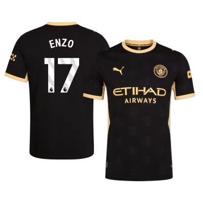 Manchester City ENZO #17 Custom Player Version Away Soccer Jersey 2026/27 - bestsoccerstore