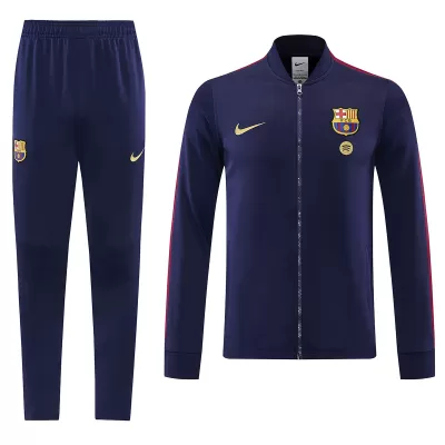 Barcelona Soccer Training Tracksuit 2026/27 Navy - bestsoccerstore