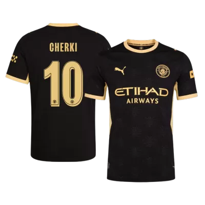 Manchester City CHERKI #10 Custom Player Version Away Soccer Jersey 2026/27 - UCL - bestsoccerstore