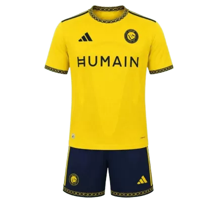 Kids Al Nassr Home Custom Soccer Kits 2026/27 - bestsoccerstore