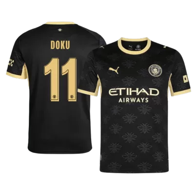 Manchester City DOKU #11 Soccer Jersey Away Custom Shirt 2026/27 - UCL - bestsoccerstore