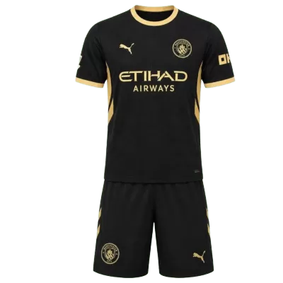 Kids Manchester City Away Custom Soccer Kits 2026/27 - bestsoccerstore