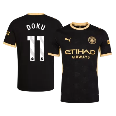 Manchester City DOKU #11 Custom Player Version Away Soccer Jersey 2026/27 - bestsoccerstore