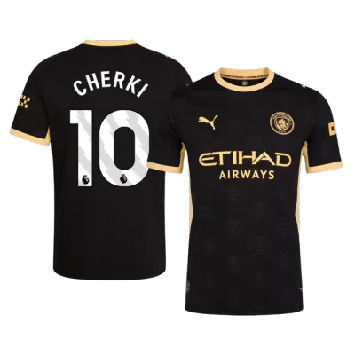 Manchester City CHERKI #10 Custom Player Version Away Soccer Jersey 2026/27 - bestsoccerstore