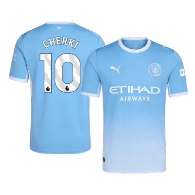 Manchester City CHERKI #10 Soccer Jersey Home Custom Shirt 2026/27 - bestsoccerstore