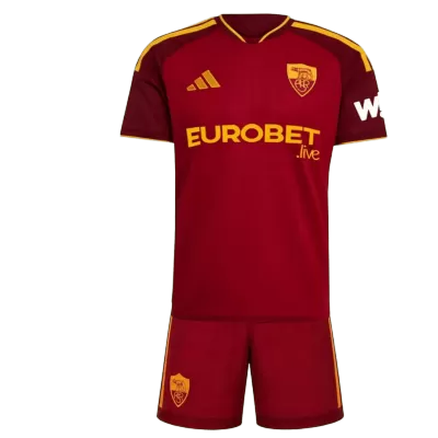 Kids Roma Home Custom Soccer Kits 2026/27 - bestsoccerstore