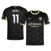 Manchester City DOKU #11 Soccer Jersey Away Custom Shirt 2026/27 - bestsoccerstore