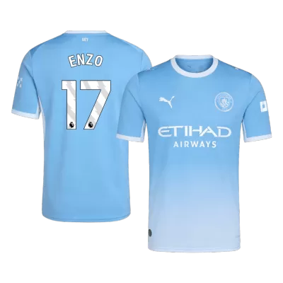 Manchester City ENZO #17 Soccer Jersey Home Custom Shirt 2026/27 - bestsoccerstore