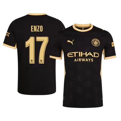 Manchester City ENZO #17 Custom Player Version Away Soccer Jersey 2026/27 - UCL - bestsoccerstore