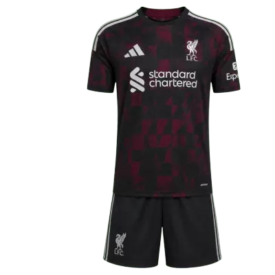 Kids Liverpool Third Away Custom Soccer Kits 2026/27 - bestsoccerstore
