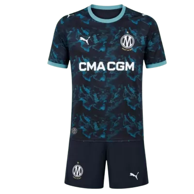 Kids Marseille Away Custom Soccer Kits 2026/27 - bestsoccerstore
