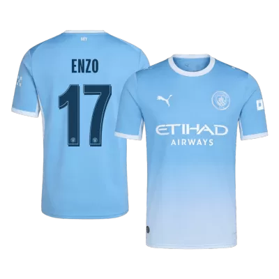 Manchester City ENZO #17 Soccer Jersey Home Custom Shirt 2026/27 - UCL - bestsoccerstore