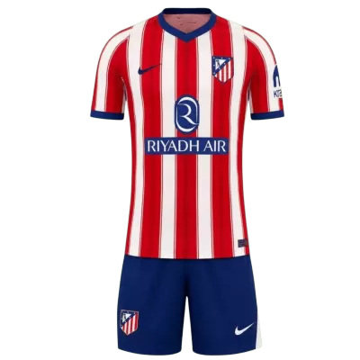 Kids Atletico Madrid Home Custom Soccer Kits 2026/27 - bestsoccerstore