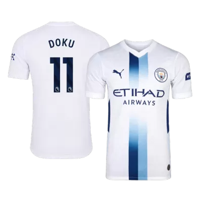 Manchester City DOKU #11 Custom Player Version Third Away Soccer Jersey 2026/27 - bestsoccerstore