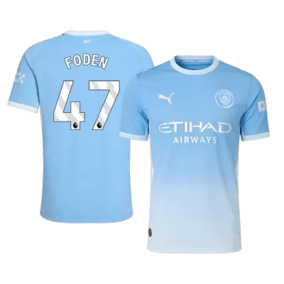 Manchester City FODEN #47 Custom Player Version Home Soccer Jersey 2026/27 - bestsoccerstore