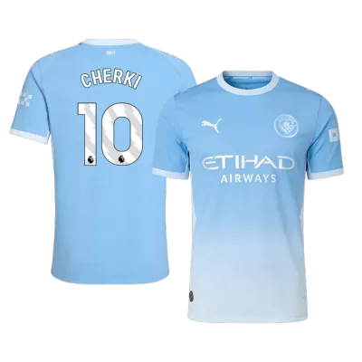 Manchester City CHERKI #10 Custom Player Version Home Soccer Jersey 2026/27 - bestsoccerstore