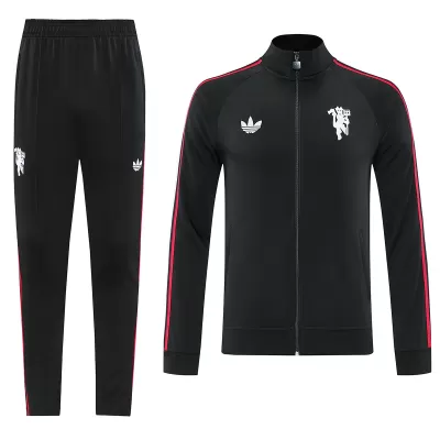 Manchester United Soccer Training Tracksuit 2026/27 Black - bestsoccerstore