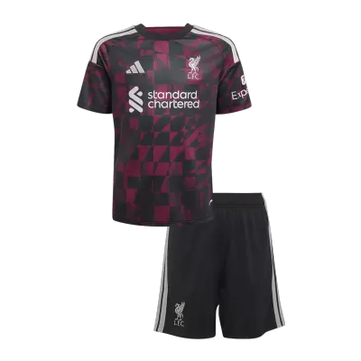 Kids Liverpool Third Away Custom Soccer Kits 2026/27 - bestsoccerstore