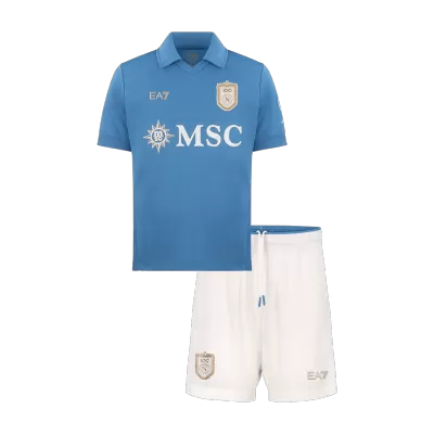 Kids Napoli Home Custom Soccer Kits 2026/27 - bestsoccerstore