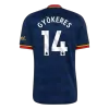 Arsenal GYÖKERES #14 Soccer Jersey Away Custom Shirt 2026/27 - bestsoccerstore
