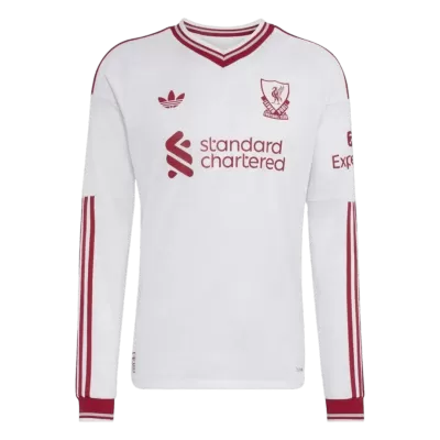 Liverpool Away Custom Player Version Long Sleeve Soccer Jersey 2026/27 - bestsoccerstore