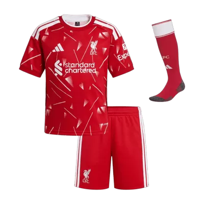 Kids Liverpool Home Custom Full Soccer Kits 2026/27 - bestsoccerstore