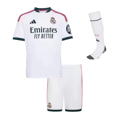Kids Real Madrid Home Custom Full Soccer Kits 2026/27 - bestsoccerstore