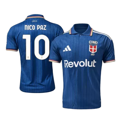 Como 1907 Nico Paz #10 Custom Player Version Home Soccer Jersey 2026/27 - bestsoccerstore