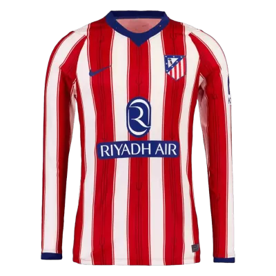 Atletico Madrid Long Sleeve Jersey Home Football Shirt 2026/27 - bestsoccerstore