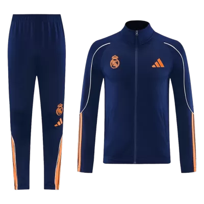 Real Madrid Soccer Training Tracksuit 2026/27 Navy - bestsoccerstore